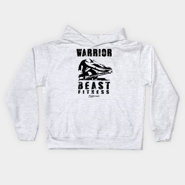 Row Warrior Kids Hoodie by Minds Edge Art